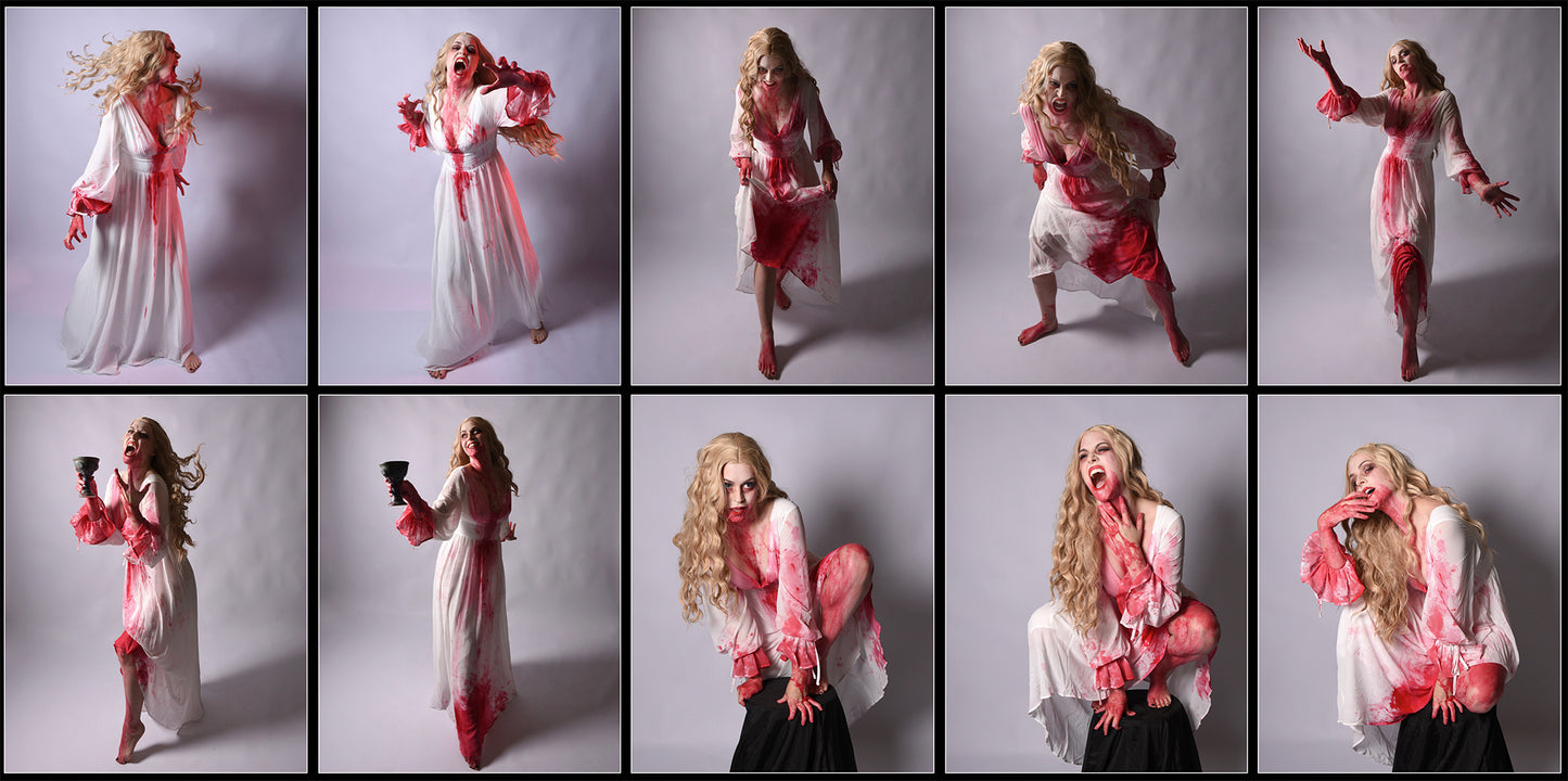 Bloody Vampire Bride  - Stock Model Reference Pack