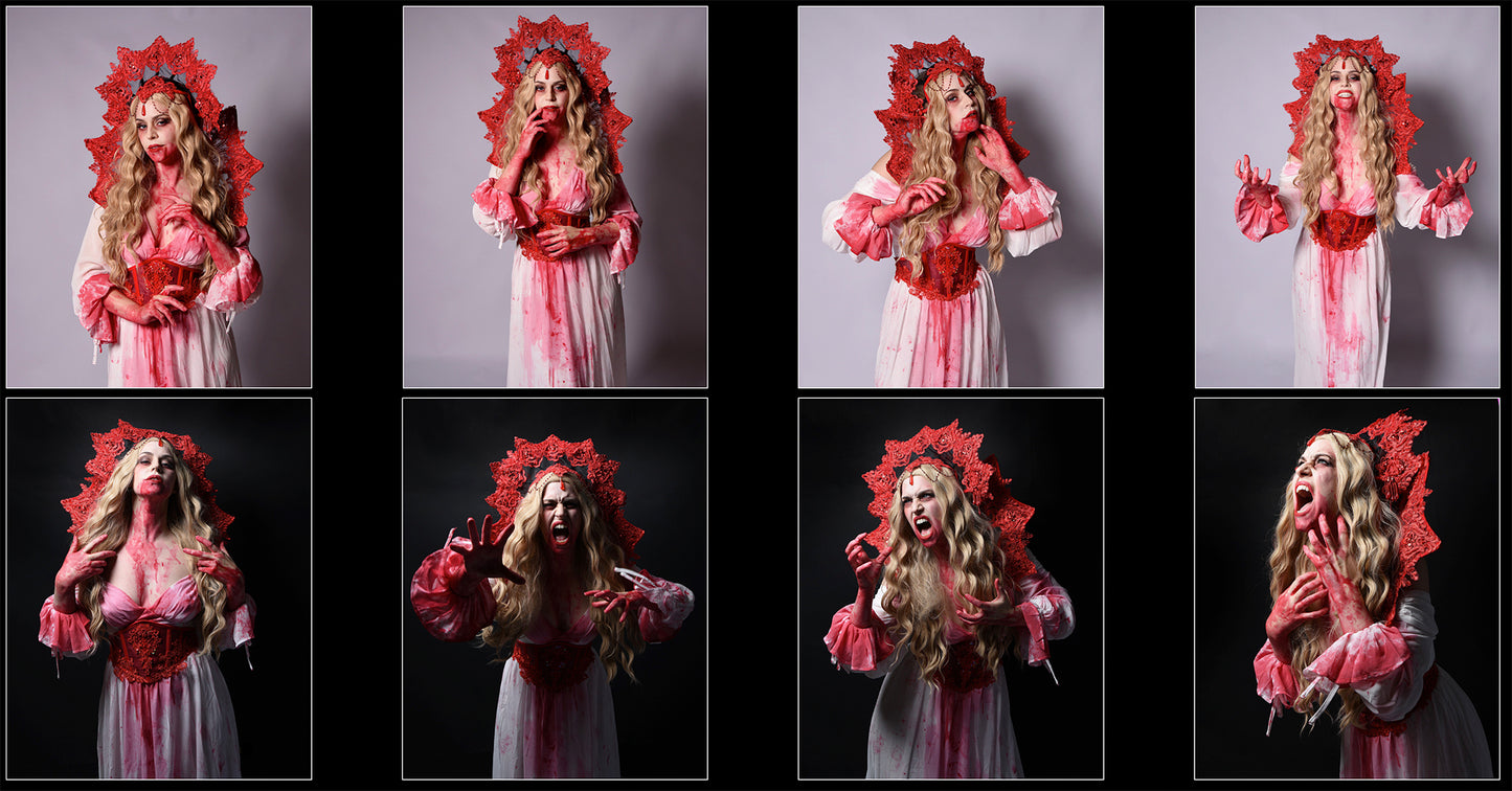 Bloody Vampire Bride  - Stock Model Reference Pack
