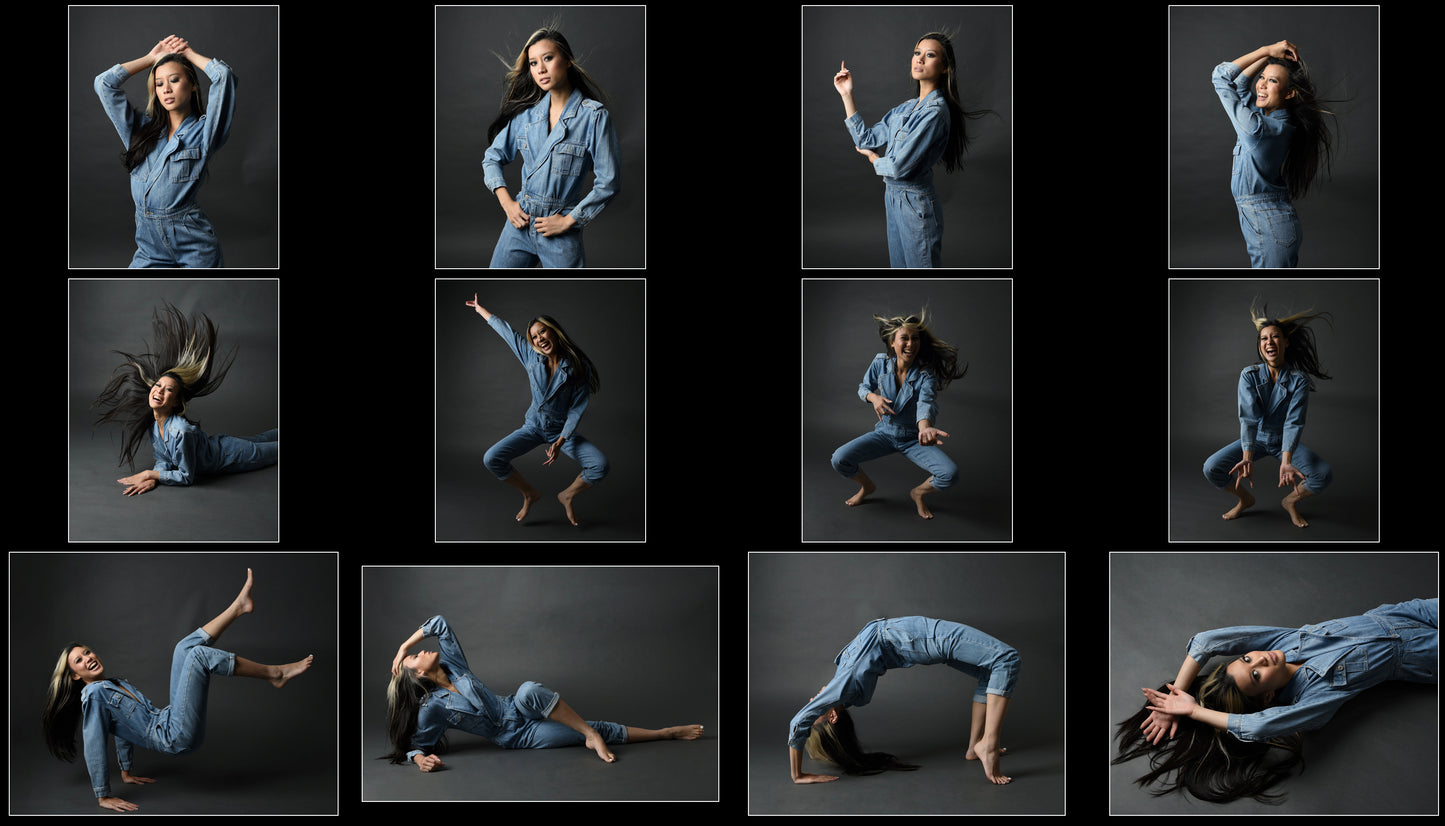 Casual Denim Fun - Stock Model Reference Pack