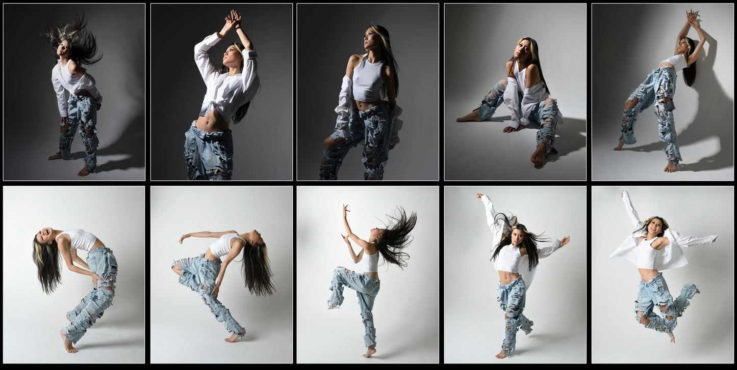 Casual Denim Fun - Stock Model Reference Pack