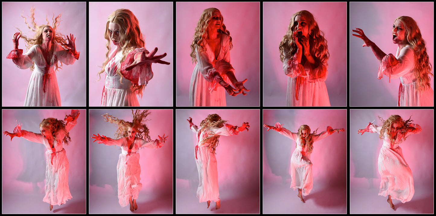 Bloody Vampire Bride  - Stock Model Reference Pack