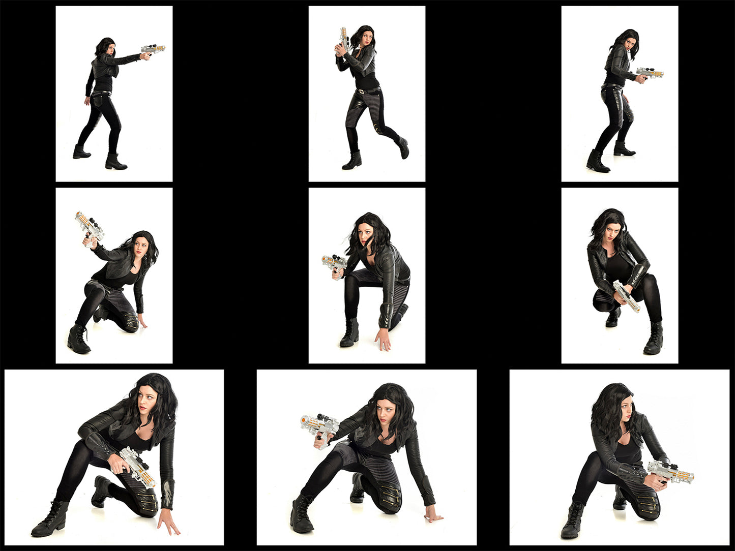 SciFi Dystopian Leather - Stock Model Reference Pack