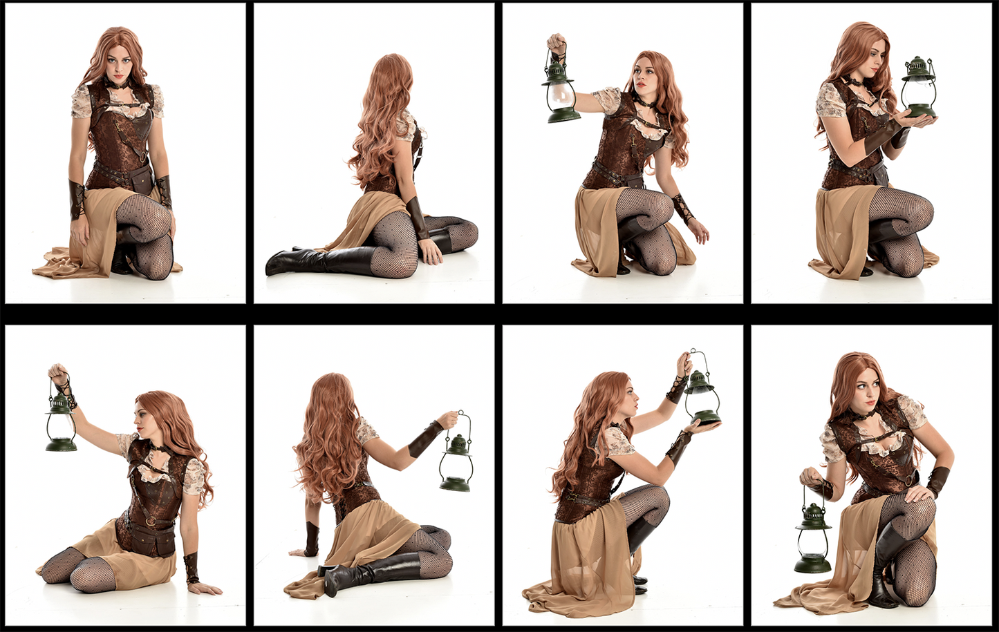 Steampunk Girl 2 - Stock Model Reference Pack