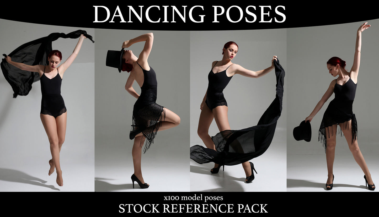 Dancing Poses - Stock Model Reference Pack