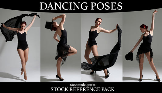 Dancing Poses - Stock Model Reference Pack