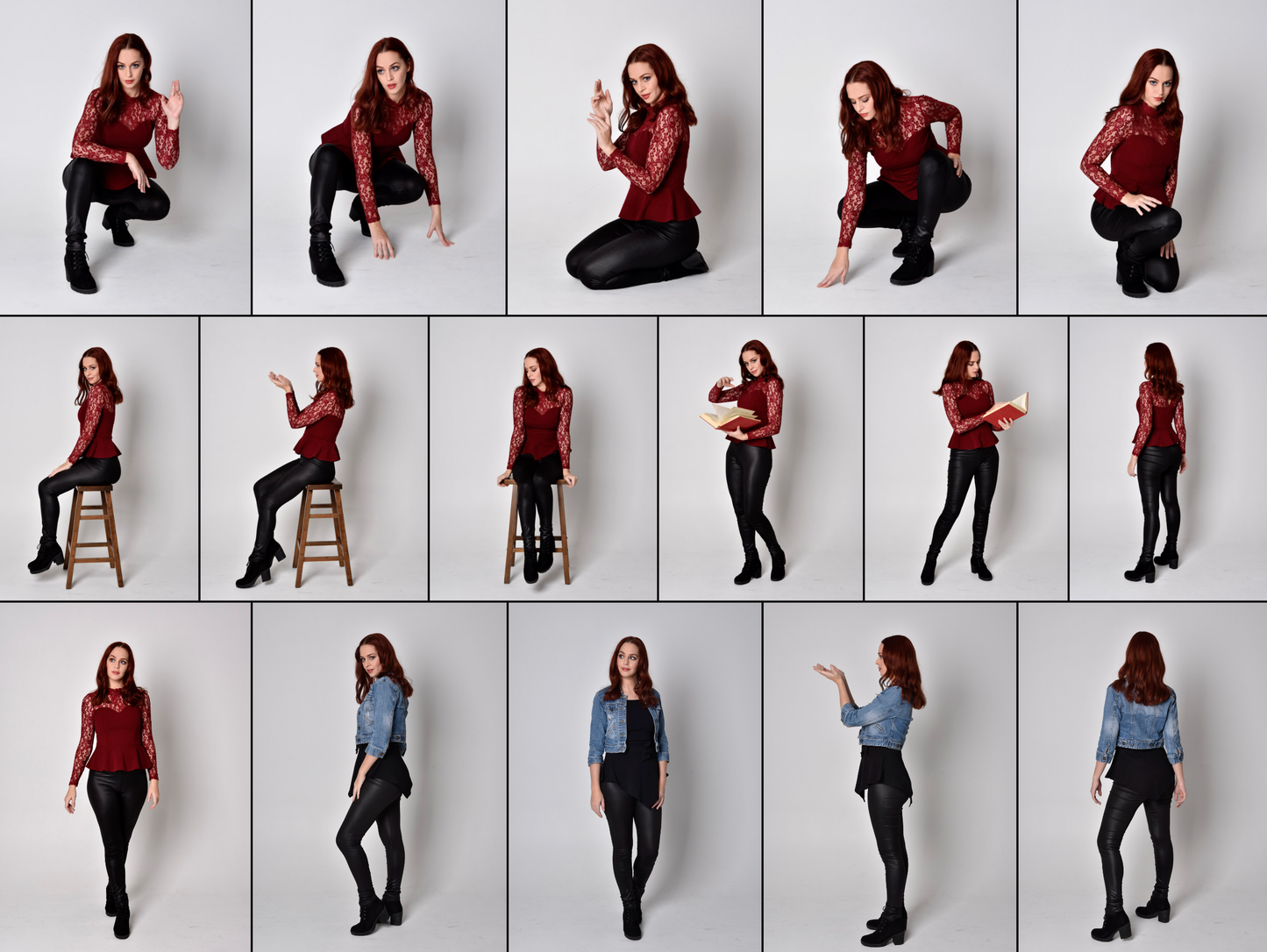 Basic Contemporary - Stock model pose reference pack