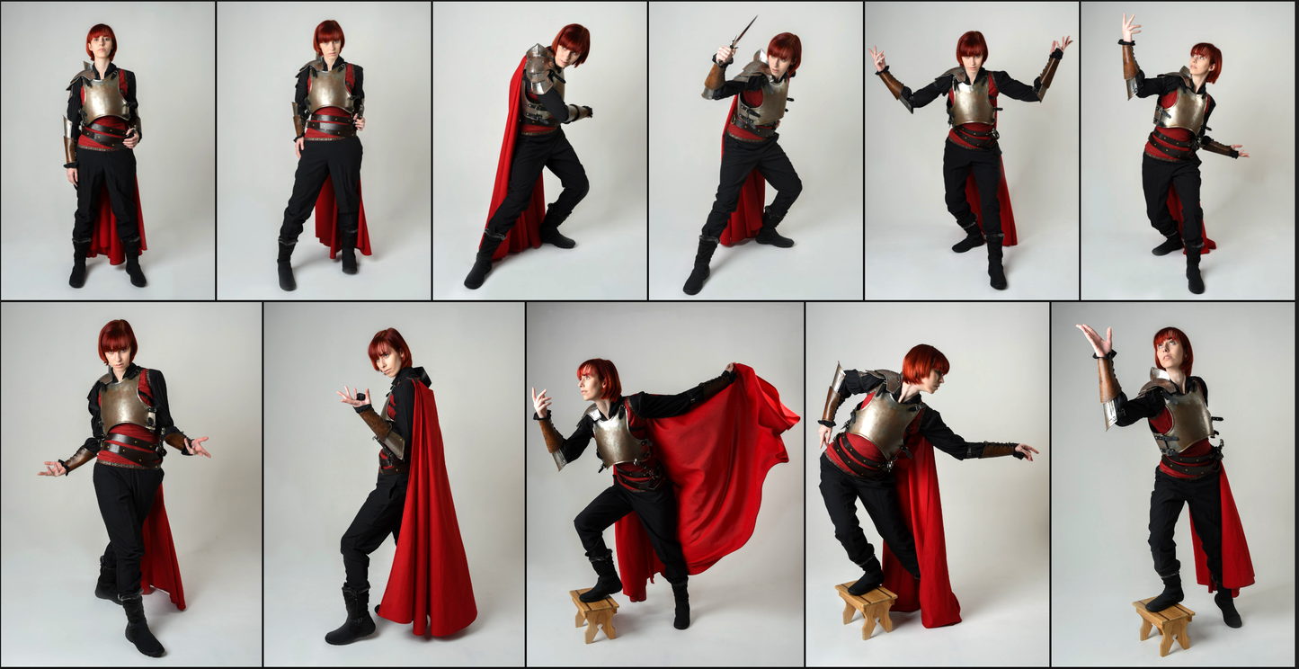 Alanna Warrior - Fantasy stock model reference pack 2