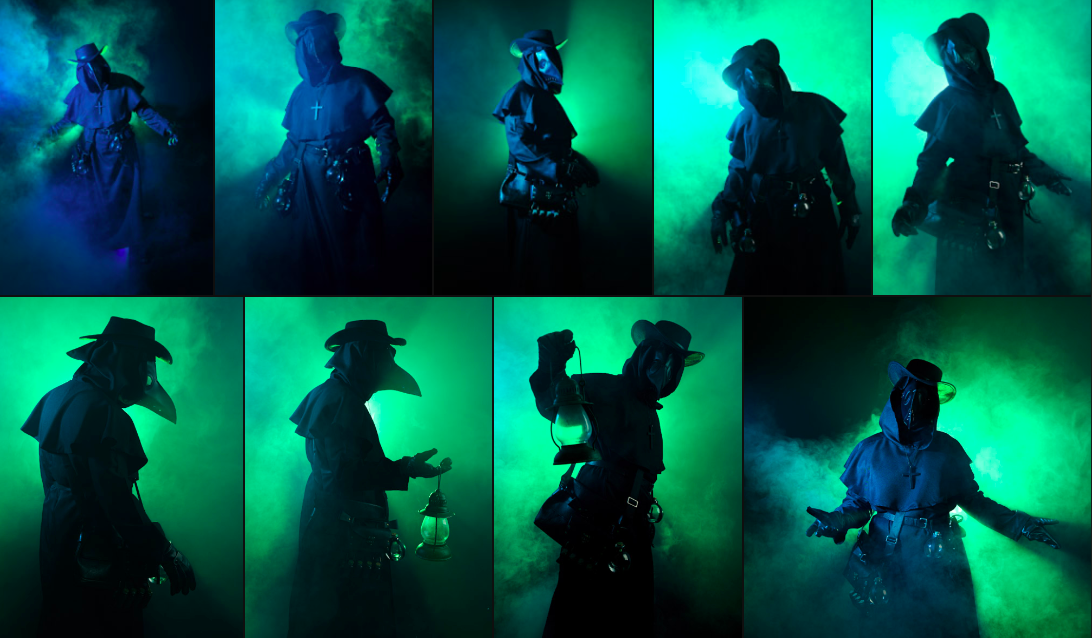 Plague Doctor - Fantasy stock model reference pack