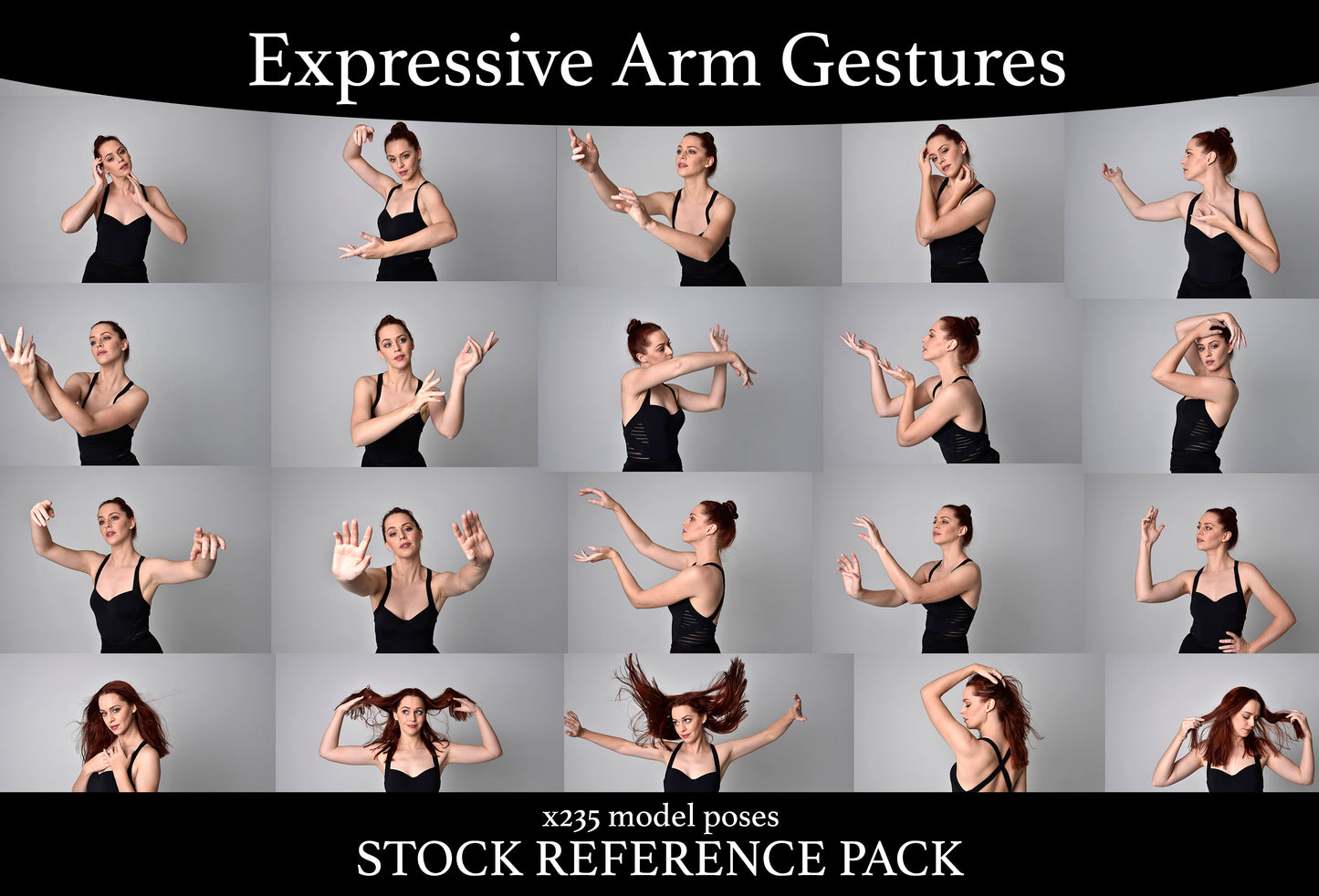 Arm Gestures- Stock model reference pack