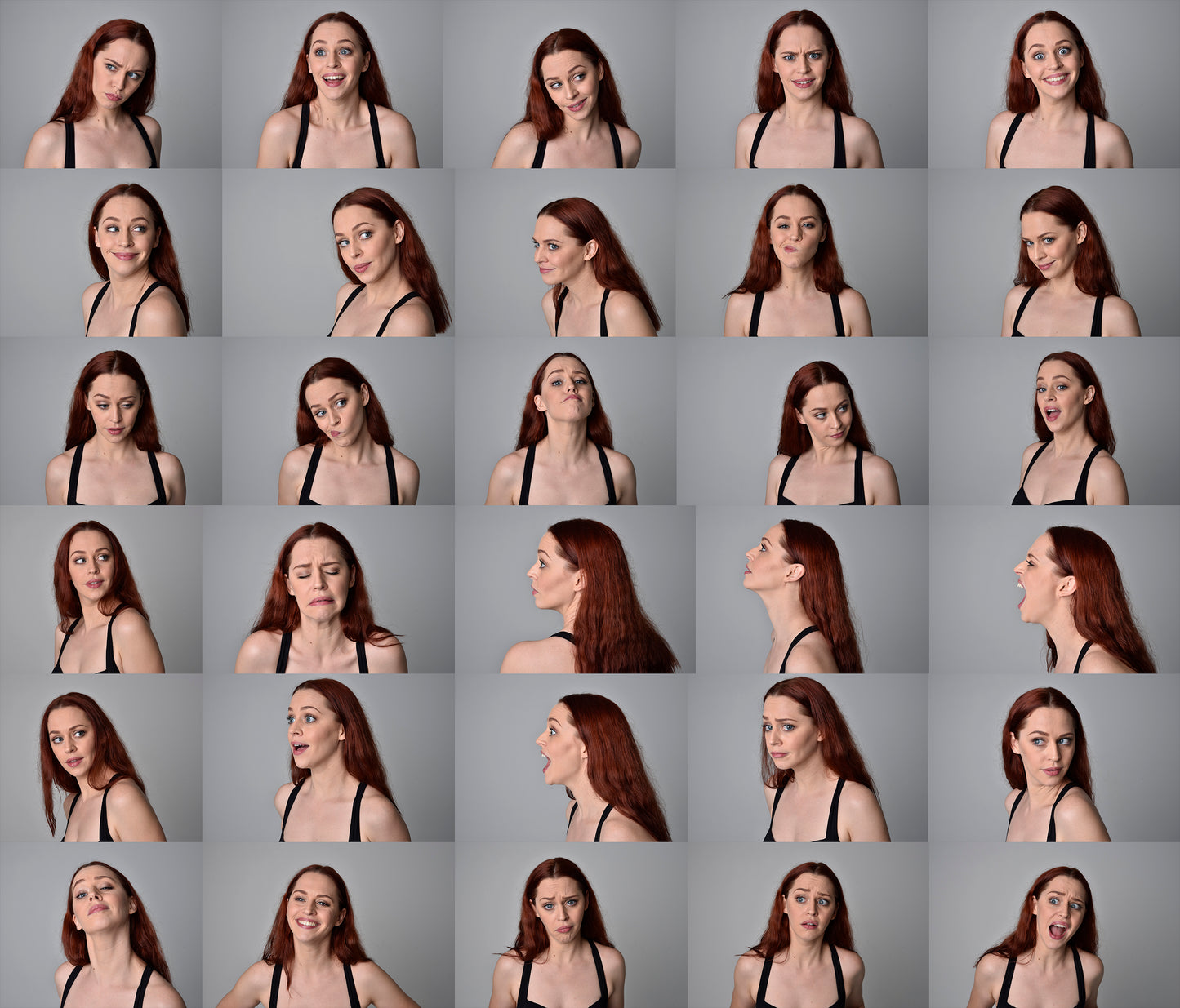 Facial Expressions  - Stock Model Reference Pack