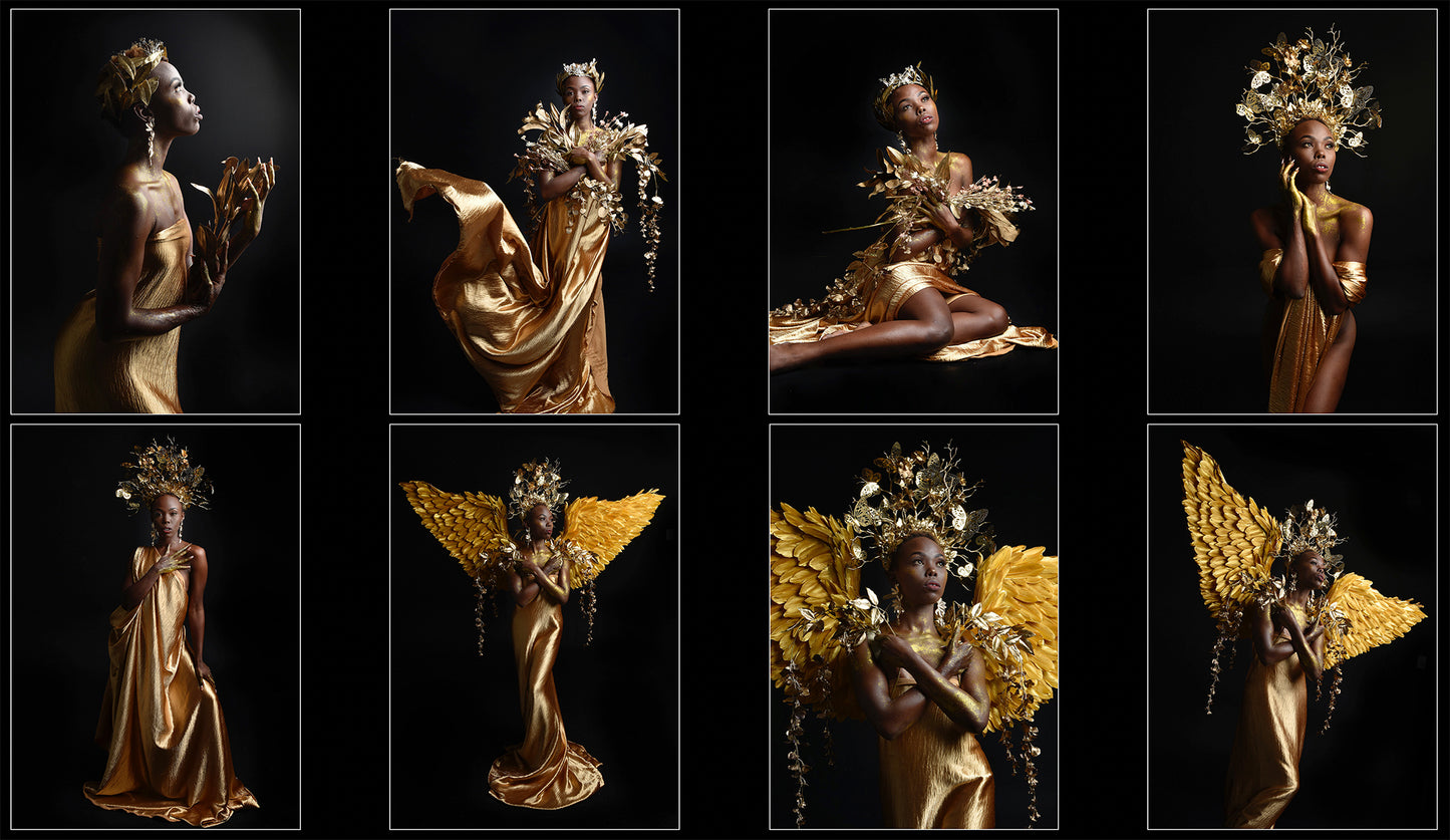 Golden Goddess - Fantasy Model Reference pack