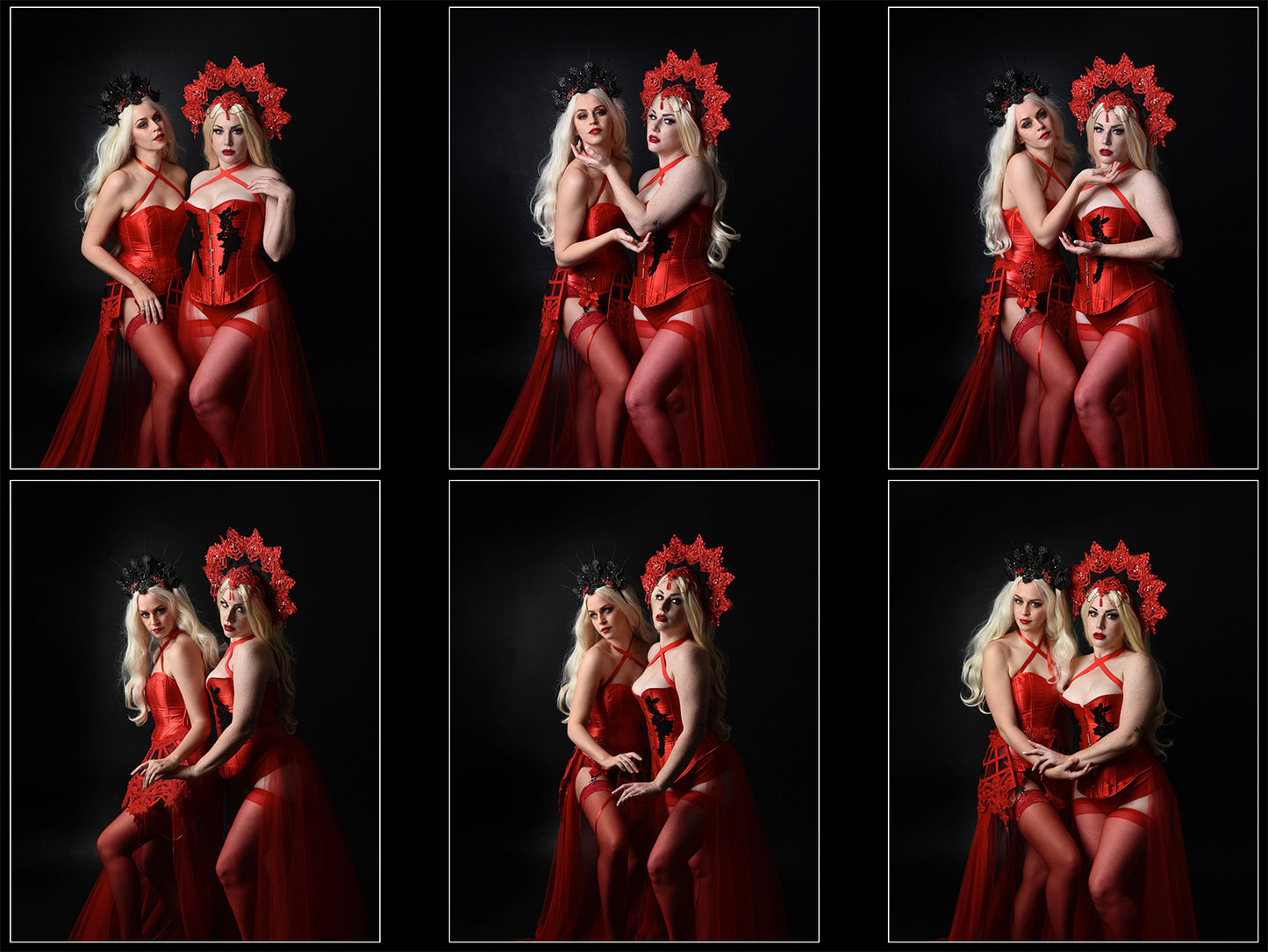 Red Burlesque - Stock Model  Reference Pack