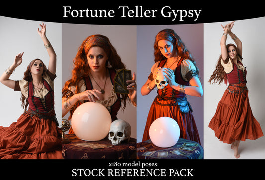 Fortune Teller Gypsy - Stock model reference pack