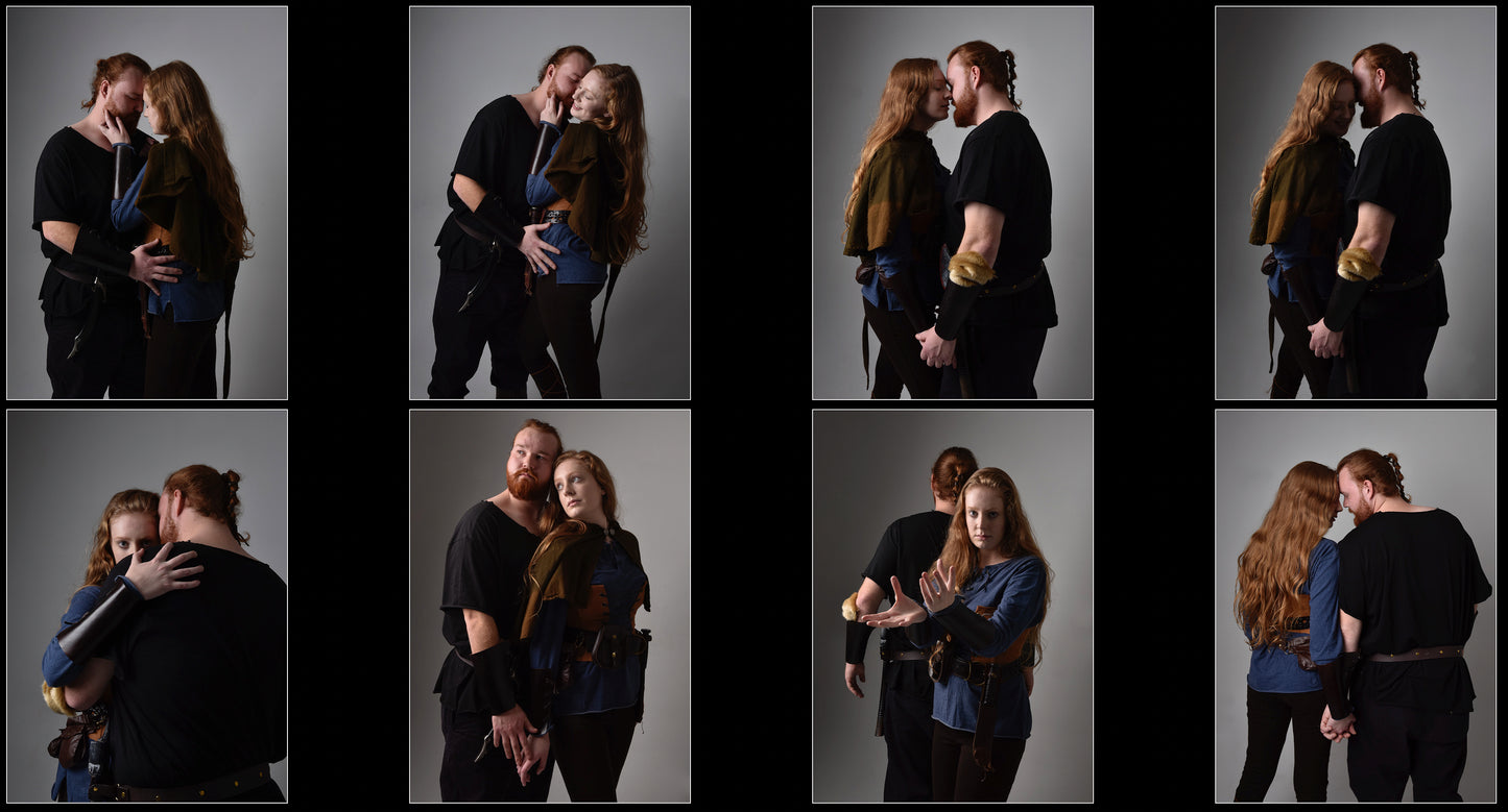 Viking Couple - stock model reference pack