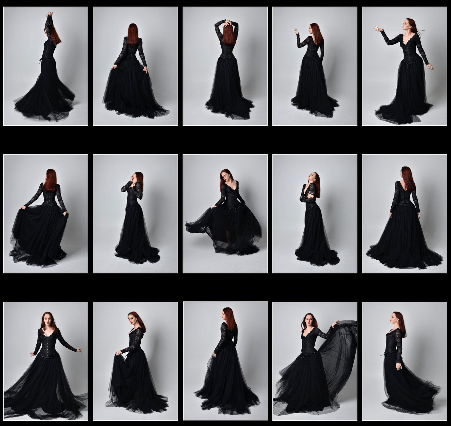 Gothic Ballgown & Chair - Stock reference pack