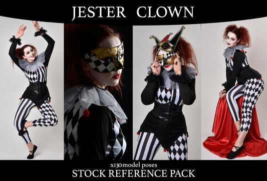 Circus Jester - Stock Model Reference Pack