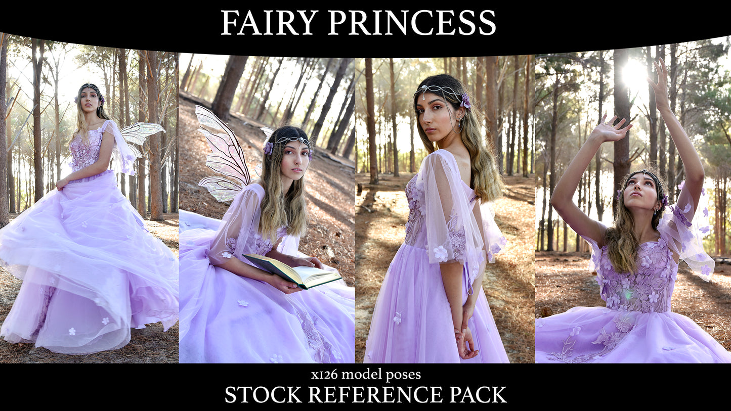 Fairy Princess- Stock Model Reference Pack