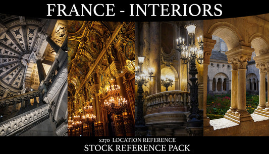 France Interiors - Location Background Reference Pack