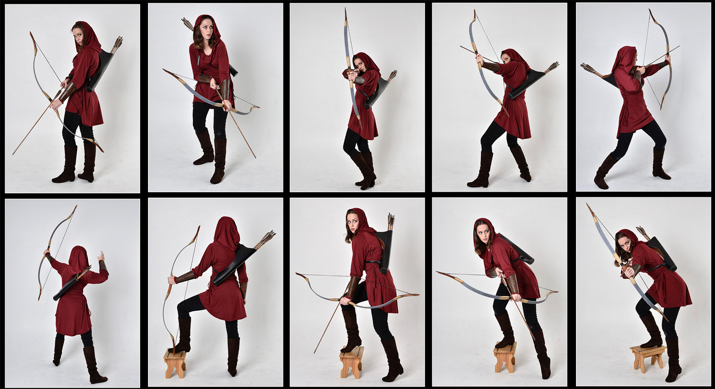 Fantasy archery adventure - Stock model reference pack