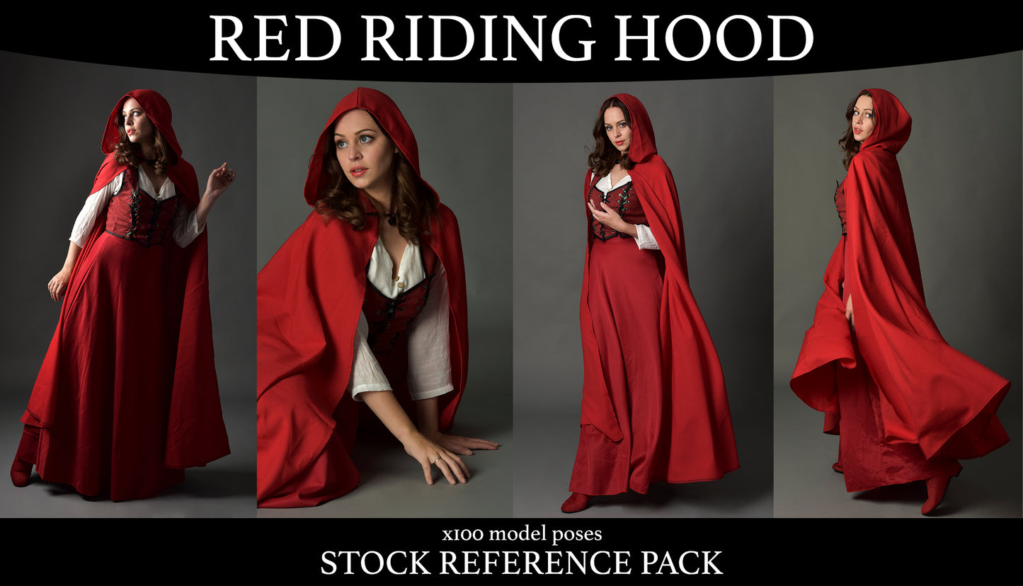 Red Riding Hood - Fantasy stock model reference pack