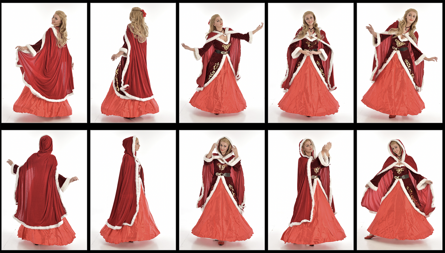 Christmas Lady - Stock Model Reference Pack