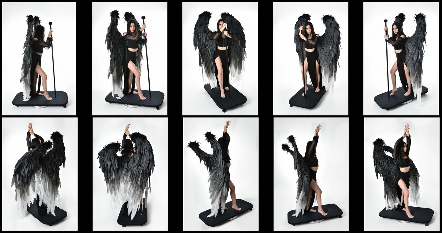 Dark Angel Tiana - Fantasy Stock Model Pose Reference Pack