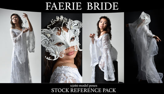 Fairy Bride - Fantasy Stock Model Pose Reference Pack