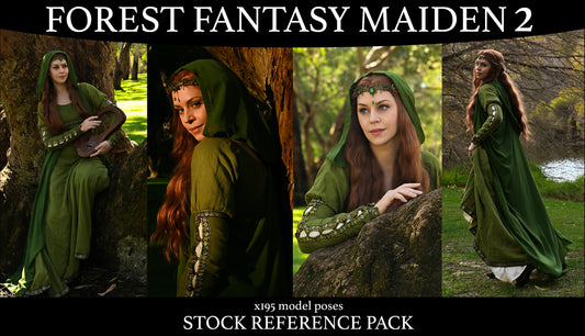 Fantasy Forest Maiden 2 - Stock Model Reference Pack