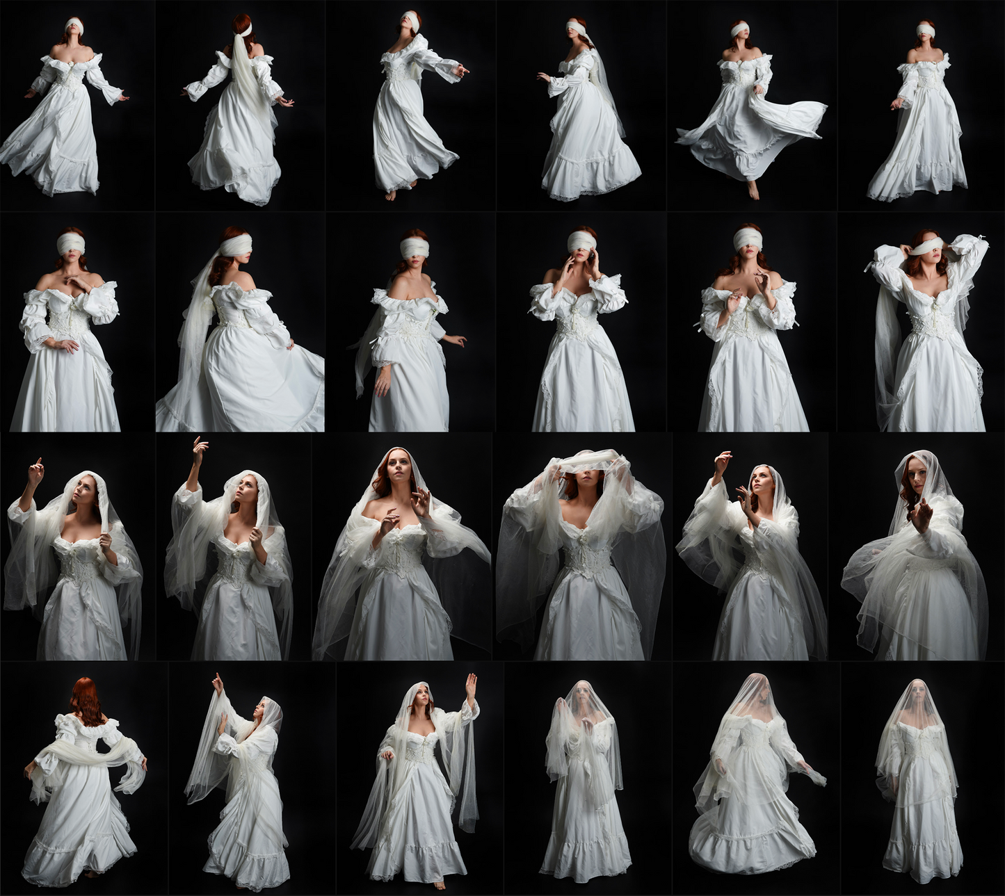 Gothic Gown - Stock Model Pose Reference Pack