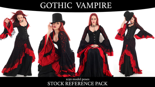 Gothic Vampire - Stock Model Reference Pack