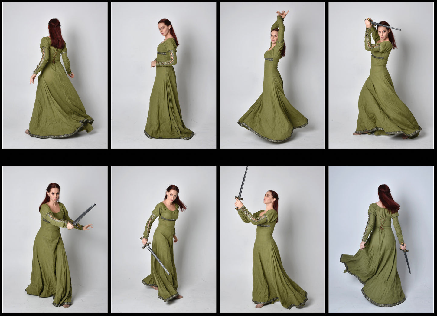 Green Medieval Fantasy - Stock model reference pack