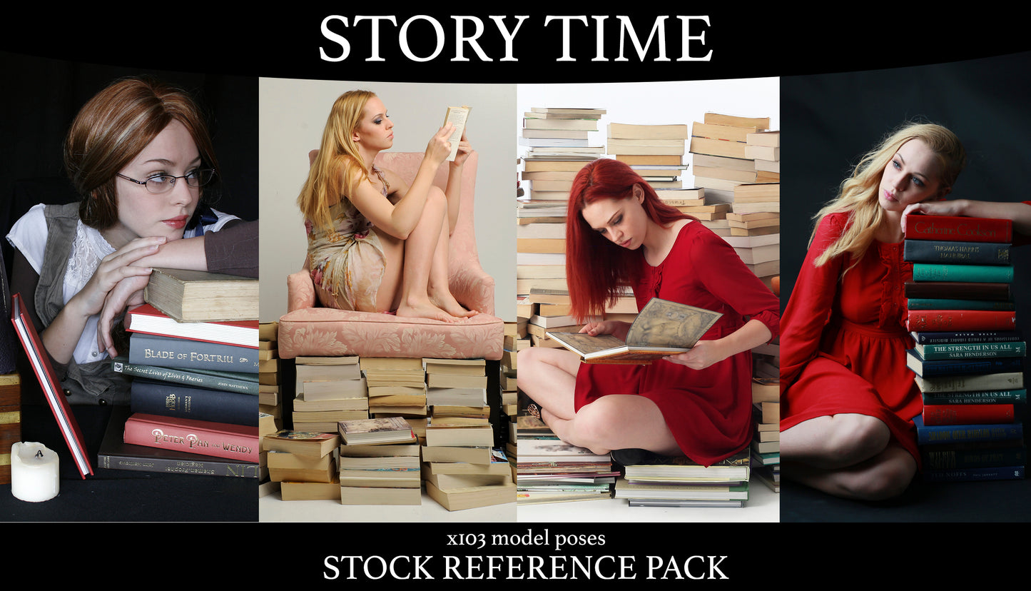 Story time books - Stock Model Reference Pack