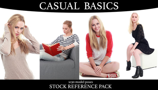 Casual Basics- Stock Model Reference Pack