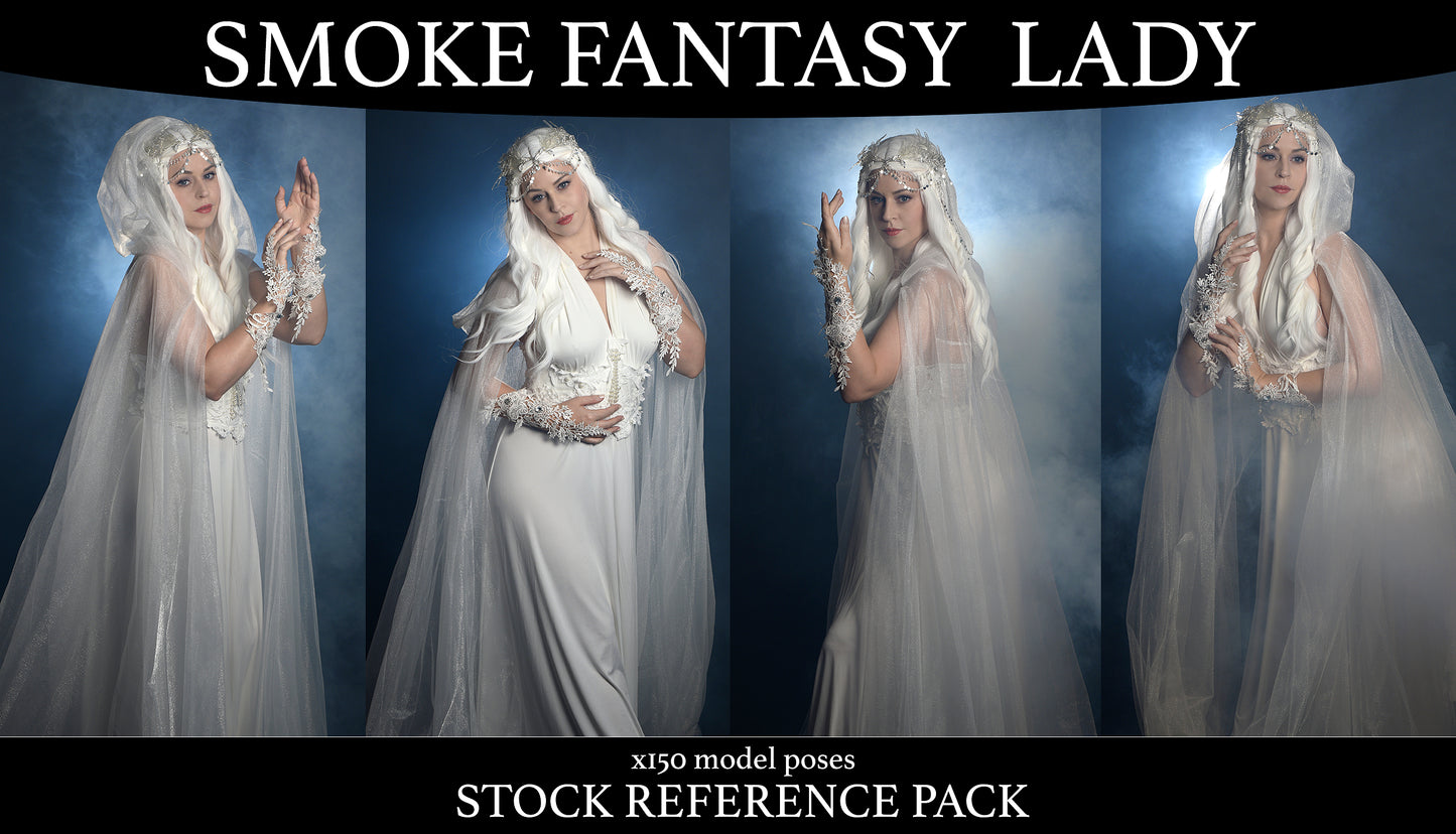 Smoke Fantasy Lady - Stock Model reference Pack