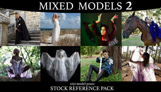 Mixed Model Variety Pack 2 - Stock pose reference