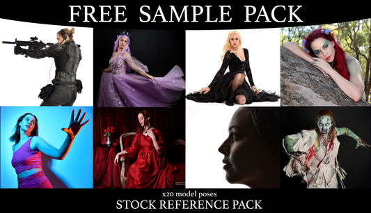 Free Sample Pack - Fantasy stock Model Reference Pack