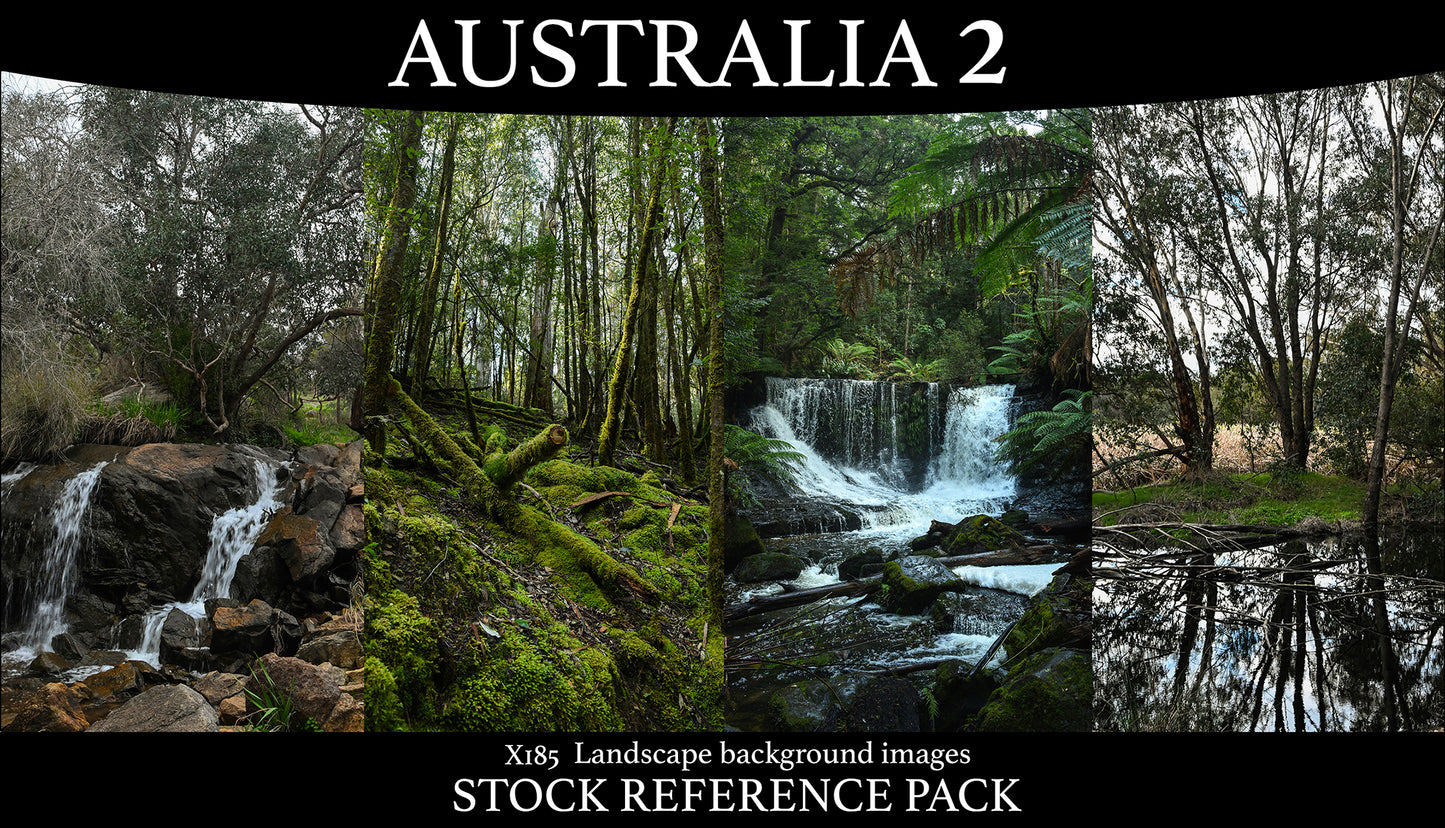 Australian Landscapes 2 - Location background reference pack