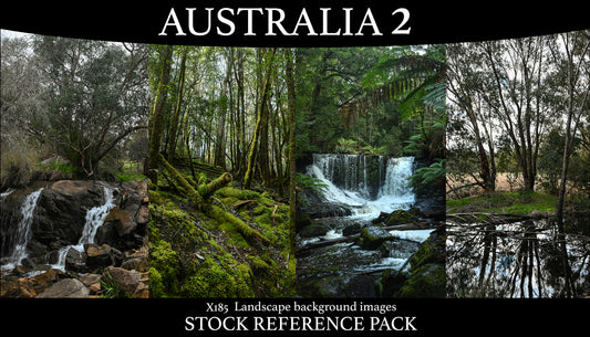Australian Landscapes 2 - Location background reference pack
