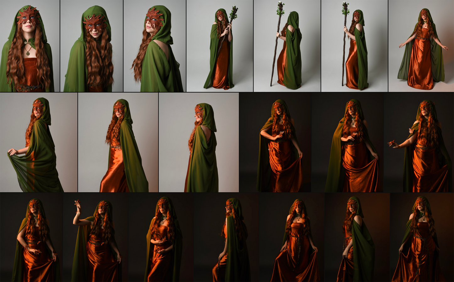 Masked - Fantasy Stock Model Pose Reference Pack