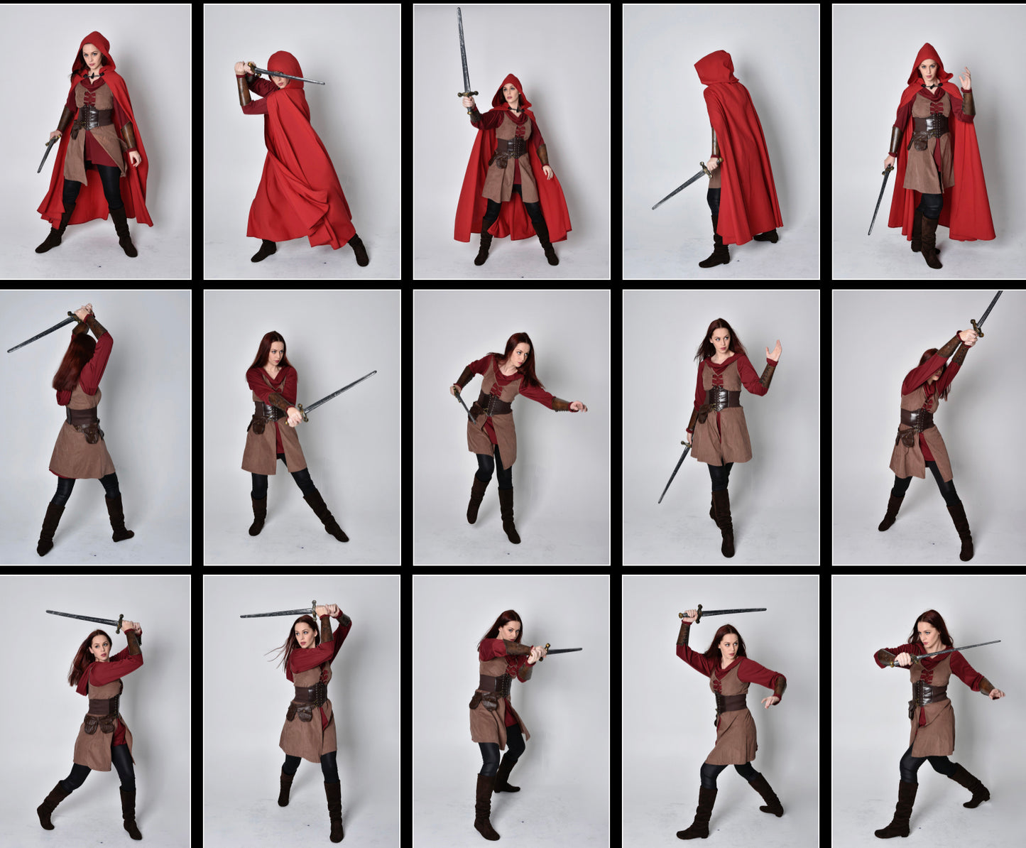 Fantasy warrior  - Stock model reference pack