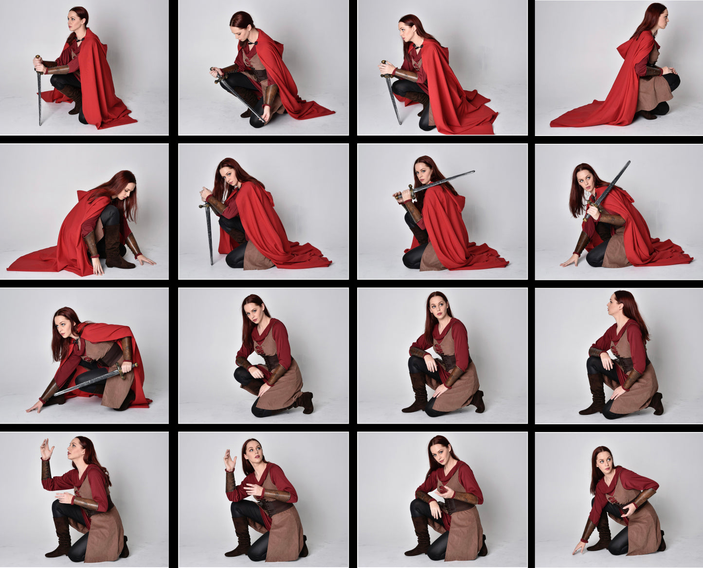 Fantasy warrior  - Stock model reference pack