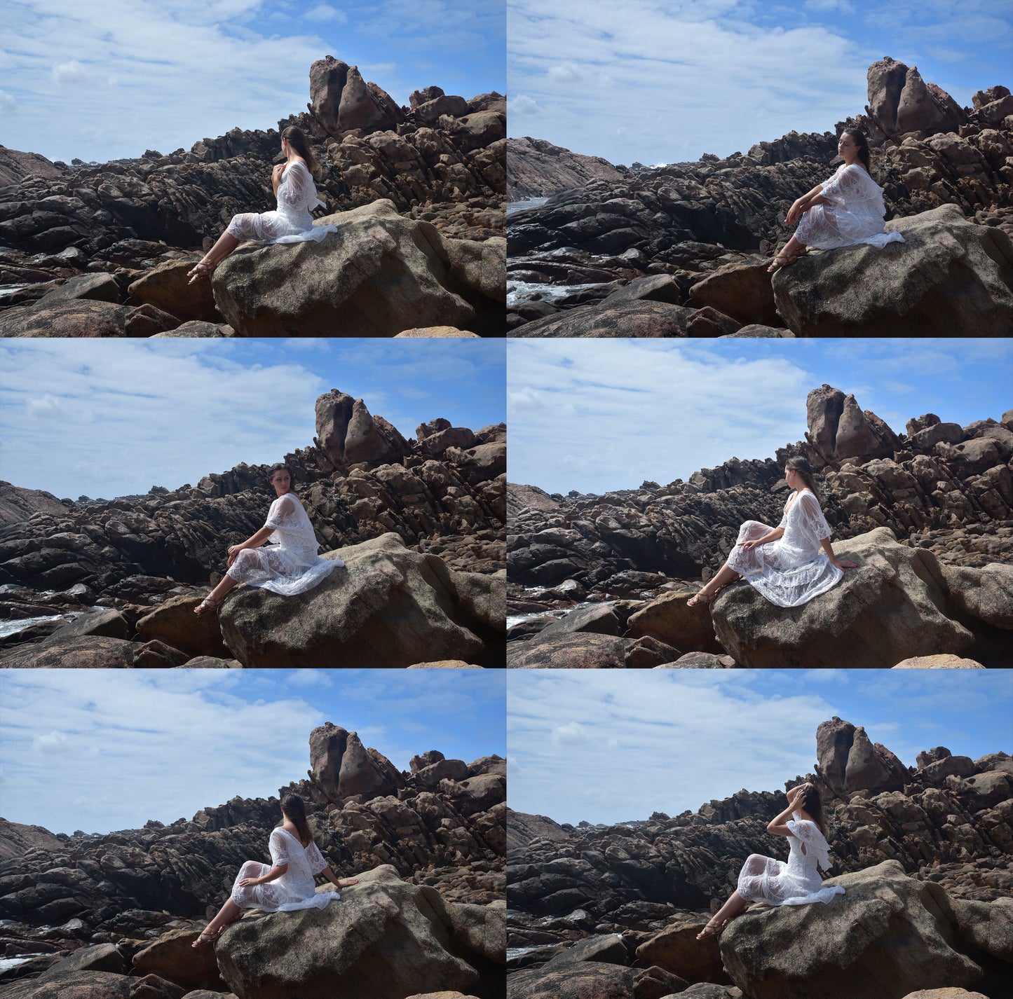 Girl on Rocks - Stock Model Reference Pack