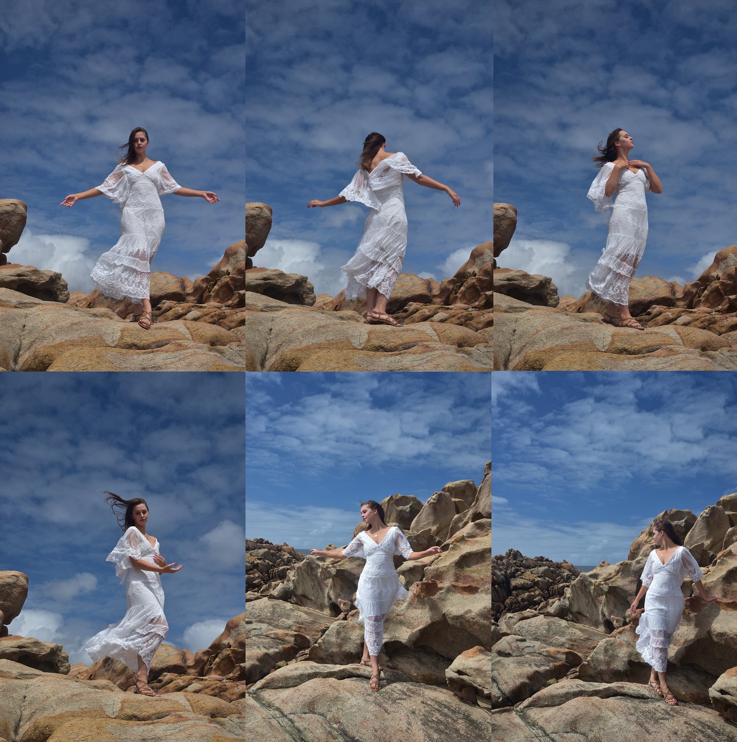 Girl on Rocks - Stock Model Reference Pack