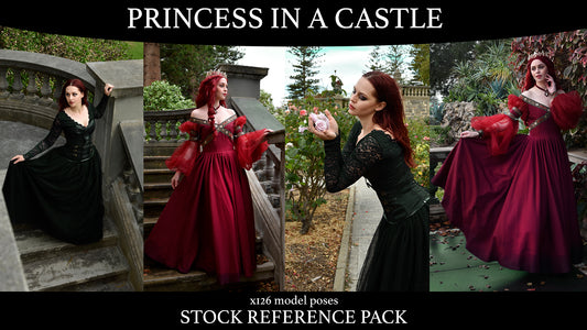 Princess in a Castle - Stock Model Reference Pack