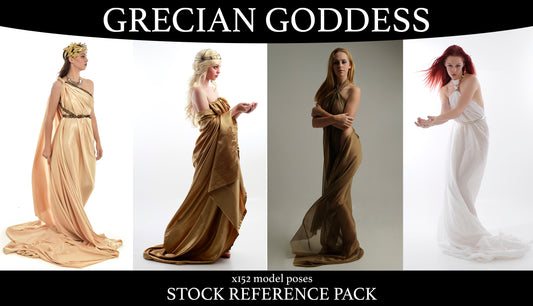 Grecian Goddess - Stock Model Reference Pack