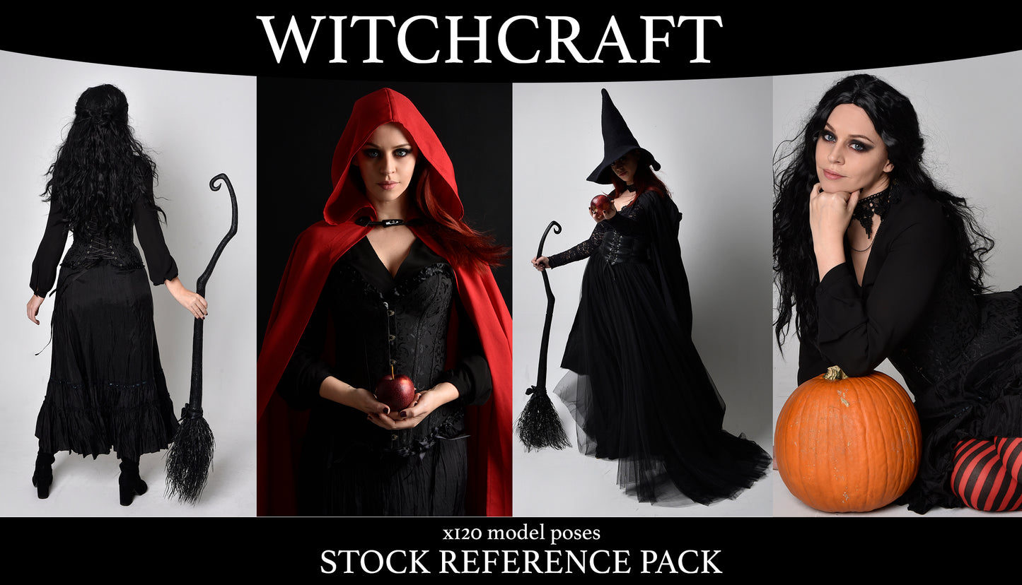 Halloween witch - Stock Model Reference Pack