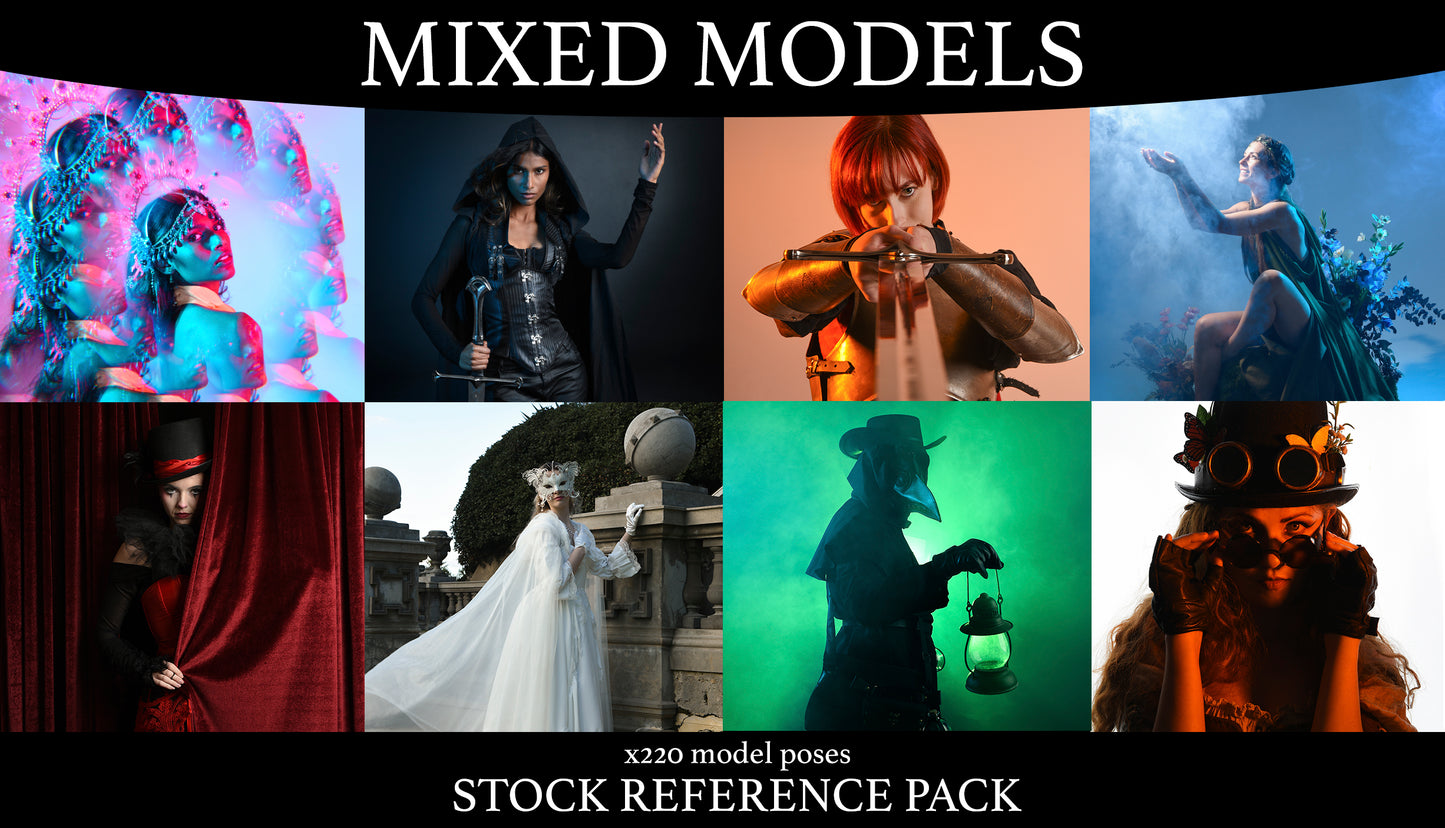 Mixed Models - Fantasy Stock Reference Pack