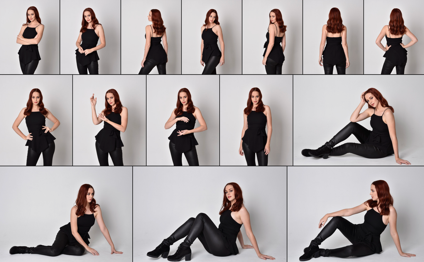 Basic Contemporary - Stock model pose reference pack