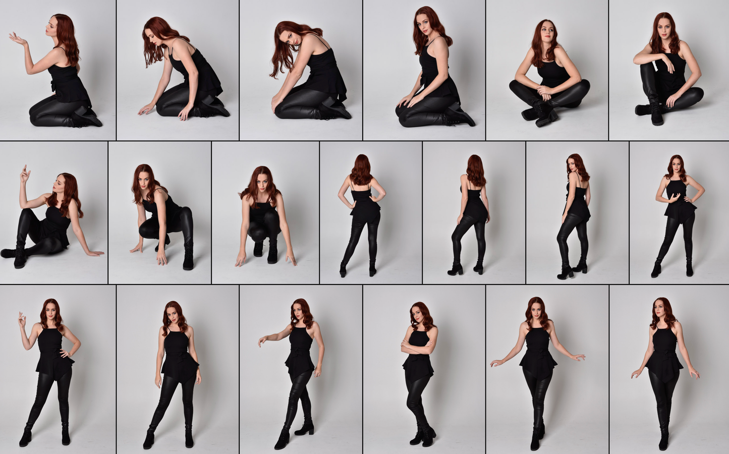 Basic Contemporary - Stock model pose reference pack