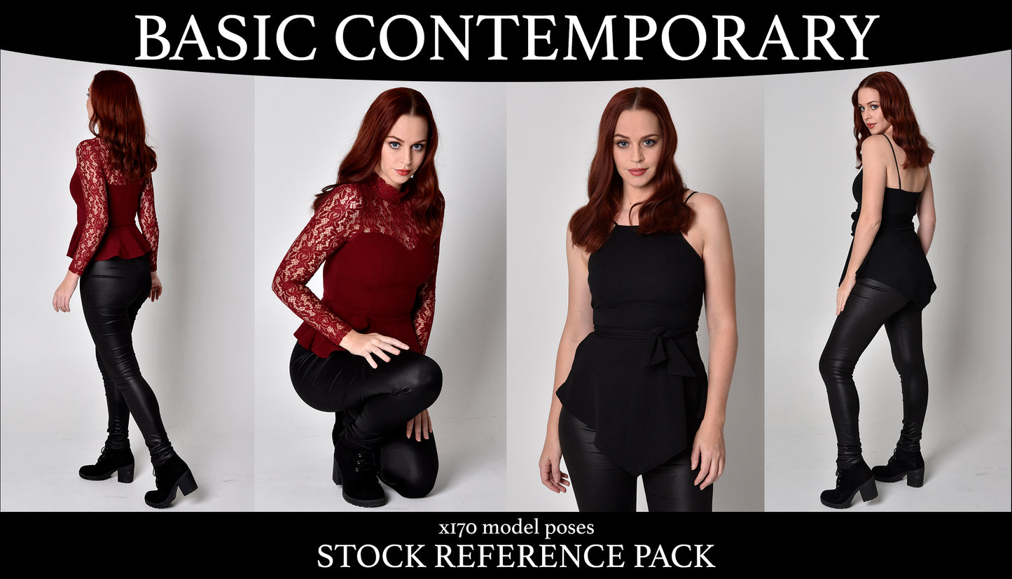Basic Contemporary - Stock model pose reference pack